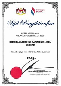 Kedudukan Ke-25 Koperasi Terbaik Wilayah Persekutuan